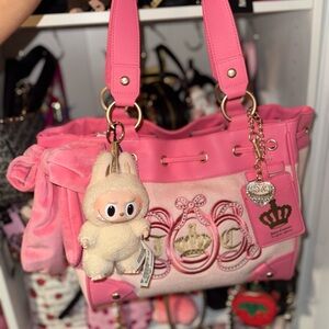 Juicy Couture Lovers Tote Bag in Pink Lemonade